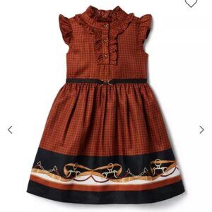 EUC Janie & Jack Equestrian Style Party Dress Size 6